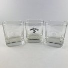 Jack Daniel's Daniels Old No 7 Set Of Three Vintage Lowball Rocks Glasses Daniel Jack Daniel's Daniels Old No 7 Set Of Three Vintage Lowball Rocks Glasses Daniel
