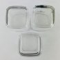 Jack Daniel's Daniels Old No 7 Set Of Three Vintage Lowball Rocks Glasses Daniel