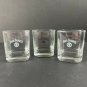 Jack Daniel's Daniels Old No 7 Set Of Three Vintage Lowball Rocks Glasses Daniel
