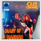 Ozzy Osbourne Diary Of A Madman Vinyl LP Record Album Limited Edition Blue Swirl