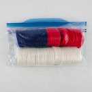 Poker Chips Collection Plastic Vintage Styrene Inter-Lock Generic Regulation Siz Poker Chips Collection Plastic Vintage Styrene Inter-Lock Generic Regulation Siz