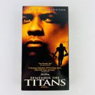 Remember the Titans VHS Video Tape Denzel Washington