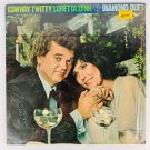 Conway Twitty & Loretta Lynn – Diamond Duet Vinyl LP Record Album MCA-3190 Conway Twitty & Loretta Lynn – Diamond Duet Vinyl LP Record Album MCA-3190