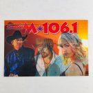 Country Radio Station FM 106.1 Hologram Post Card Postcard Country Radio Station FM 106.1 Hologram Post Card Postcard
