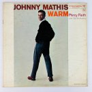 Johnny Mathis With Percy Faith Warm Vinyl LP Record Album MONO CL-1078 Johnny Mathis With Percy Faith Warm Vinyl LP Record Album MONO CL-1078
