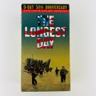 The Longest Day VHS D-Day 50th Anniversary Exclusive Color Version 2 Tape BoxSet