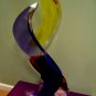Lucite Fire Flames Sculpture