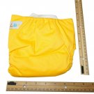Yellow - LBB Reuse Pocket Cloth Diapers - Reusable Washable - Adjustable Snap