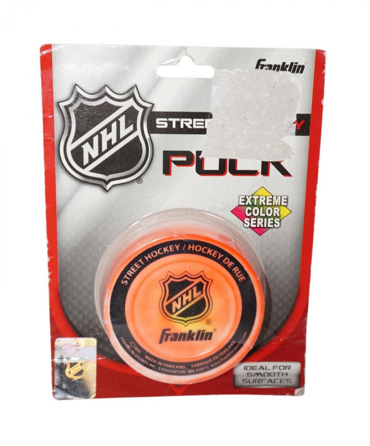 Franklin Sports Nhl Logo Pvc Street Hockey Puck Extreme Color Series 2014