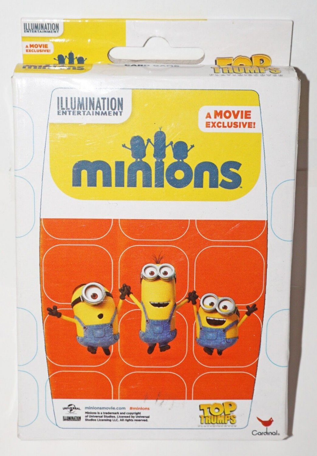 MINIONS DESPICABLE ME PLAYING TOY CARD GAME BY TOP TRUMPS FUN FOR ALL AGES