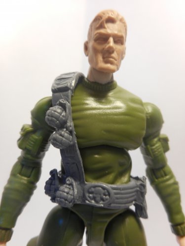 Skull, and crossbones belt w/ grenade strap