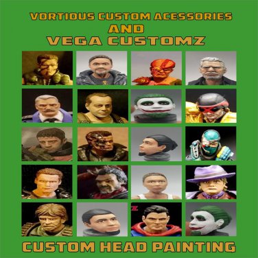 HEAD painting By Vega Customz