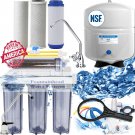 RO/DI Dual Outlet Drinking water/ Aquarium Filter System All Clear Housings