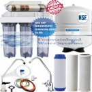 Reverse Osmosis Alkaline/Ionizer Neg ORP Water Filter System100GPD CLEAR Housing