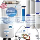 Reverse Osmosis Alkaline/Ionizer Neg ORP Water Filter 100GPD Choice of Faucet