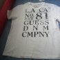 Men's Guess true white graphic tshirt size L.
