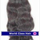 18" Indian Remy Natural Loose Wave Machine Hair Wefts, 2 packs, 8 oz