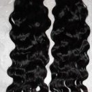 18" Virgin Brazilian Natural Wave Machine Hair Wefts, 2 packs, 8 oz