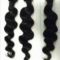 16", 18", 20" Virgin Malaysian Wavy Machine Hair Wefts, 3 packs, 12 oz