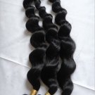 18", 20", 22" Virgin Malaysian Wavy Machine Hair Wefts, 3 packs, 12 oz