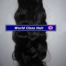 16" Virgin Malaysian Natural Loose Wave Machine Hair Wefts, 2 packs, 8 oz