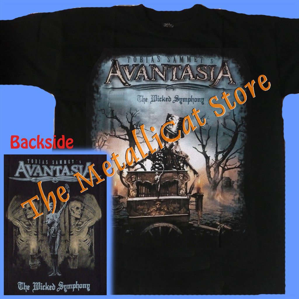 T Shirt Avantasia The Wicked Symphony Symphonic Metal Cd Size S