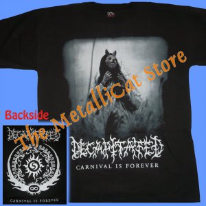 T-SHIRT DECAPITATED Carnival Is Forever CD SIZE L DEATH METAL