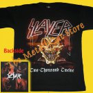 T-SHIRT SLAYER Two Thousand Twelve 2012 THRASH METAL CD SIZE L