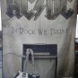 AC/DC In Rock We Trust FLAG CLOTH POSTER WALL TAPESTRY BANNER CD Angus Young HEAVY METAL