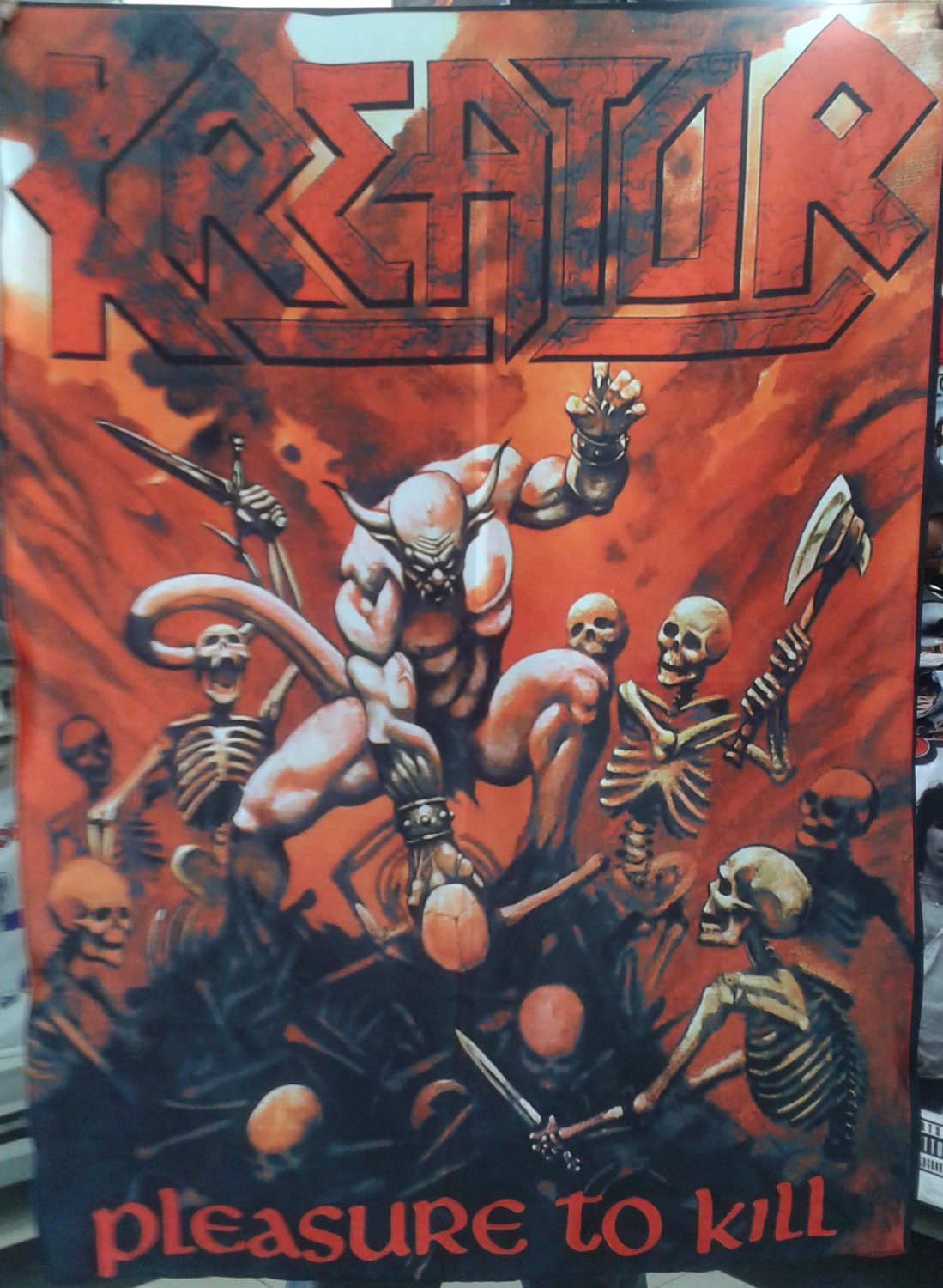 KREATOR Pleasure to Kill FLAG BANNER CLOTH POSTER TAPESTRY Thrash Metal