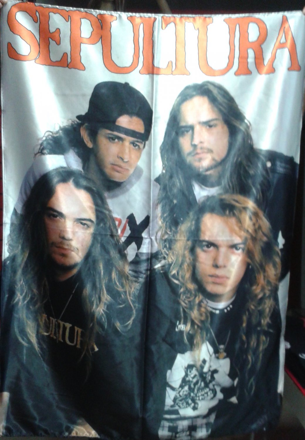 SEPULTURA Band 2 FLAG CLOTH POSTER WALL TAPESTRY BANNER CD Thrash Metal