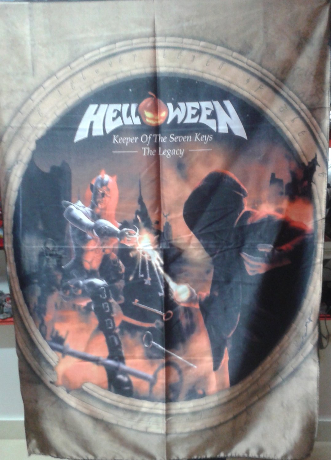 Helloween Keeper Of The Seven Keys The Legacy Flag Cloth Poster Tapestry Cd