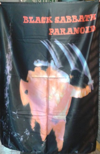 BLACK SABBATH Paranoid Ozzy FLAG CLOTH POSTER WALL TAPESTRY BANNER CD