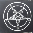 Baphomet Goat Pentagram Devil Flag Cloth Poster Wall Tapestry Pagan Satan