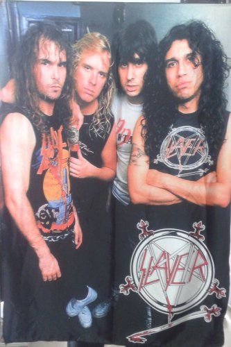 SLAYER Band FLAG CLOTH POSTER WALL TAPESTRY BANNER CD Thrash Metal