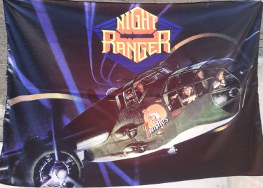 NIGHT RANGER Seven wishes FLAG CLOTH POSTER WALL TAPESTRY BANNER CD Hard Rock