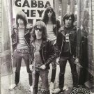 RAMONES Gabba Gabba Hey B&W Photo FLAG CLOTH POSTER WALL TAPESTRY BANNER CD Punk