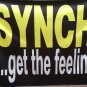 SYNCH Get the Feeling FLAG CLOTH POSTER WALL TAPESTRY BANNER CD Hard Rock
