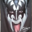 KISS Gene Simmons Demon Mask FLAG CLOTH POSTER WALL TAPESTRY BANNER CD Hard Rock