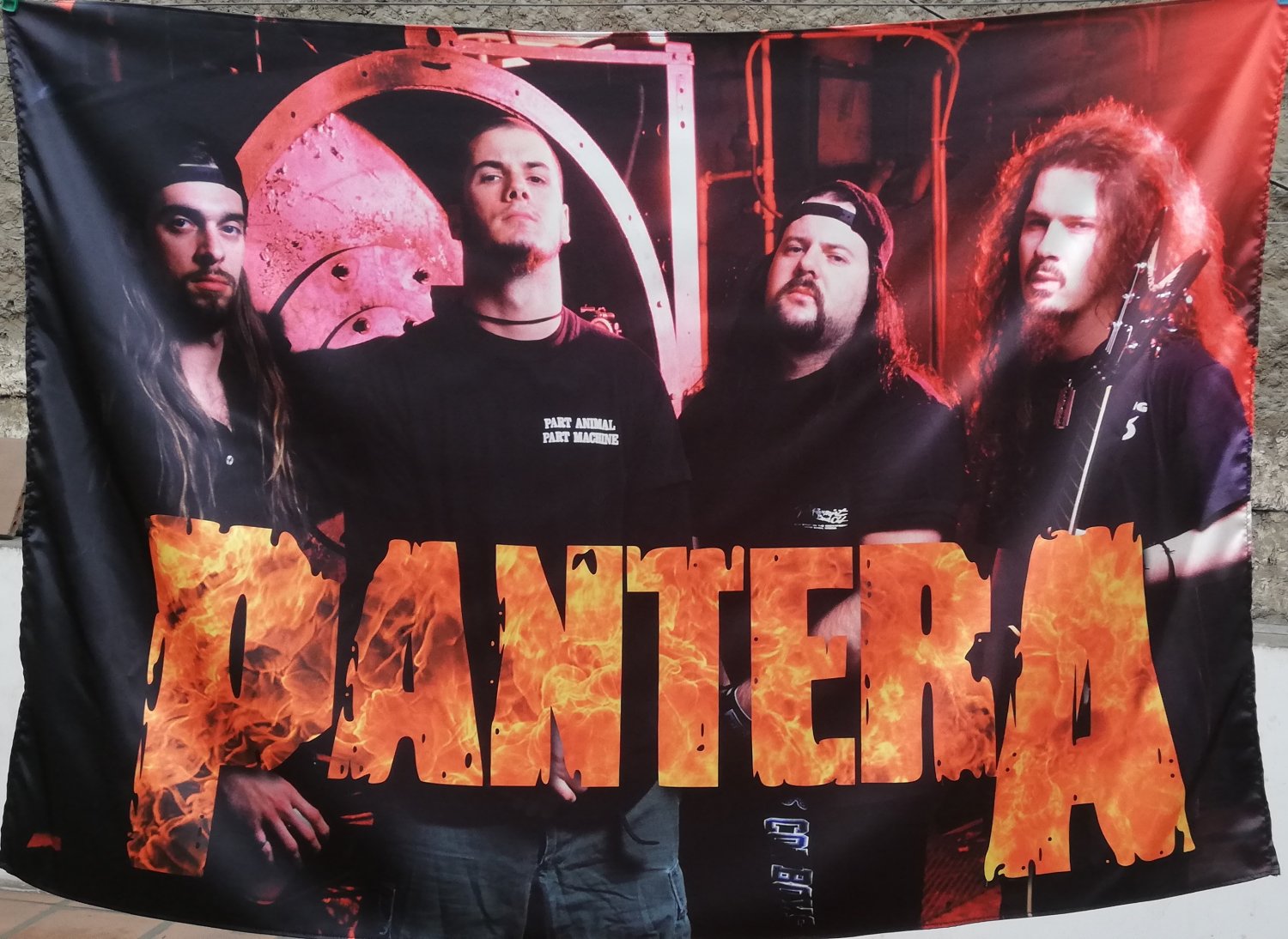 Pantera History Of Hostility Flag Poster Wall Tapestry Banner Cd Thrash