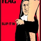 BLACK FLAG Slip It In FLAG CLOTH POSTER WALL TAPESTRY BANNER CD Hardcore Punk