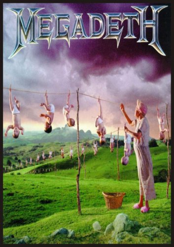 MEGADETH Youthanasia FLAG CLOTH POSTER WALL TAPESTRY BANNER CD Thrash