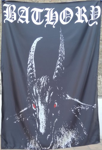 BATHORY Jubileum FLAG CLOTH POSTER WALL TAPESTRY BANNER CD BLACK METAL