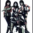 KISS Band in White Background FLAG CLOTH POSTER WALL TAPESTRY BANNER CD Hard Rock