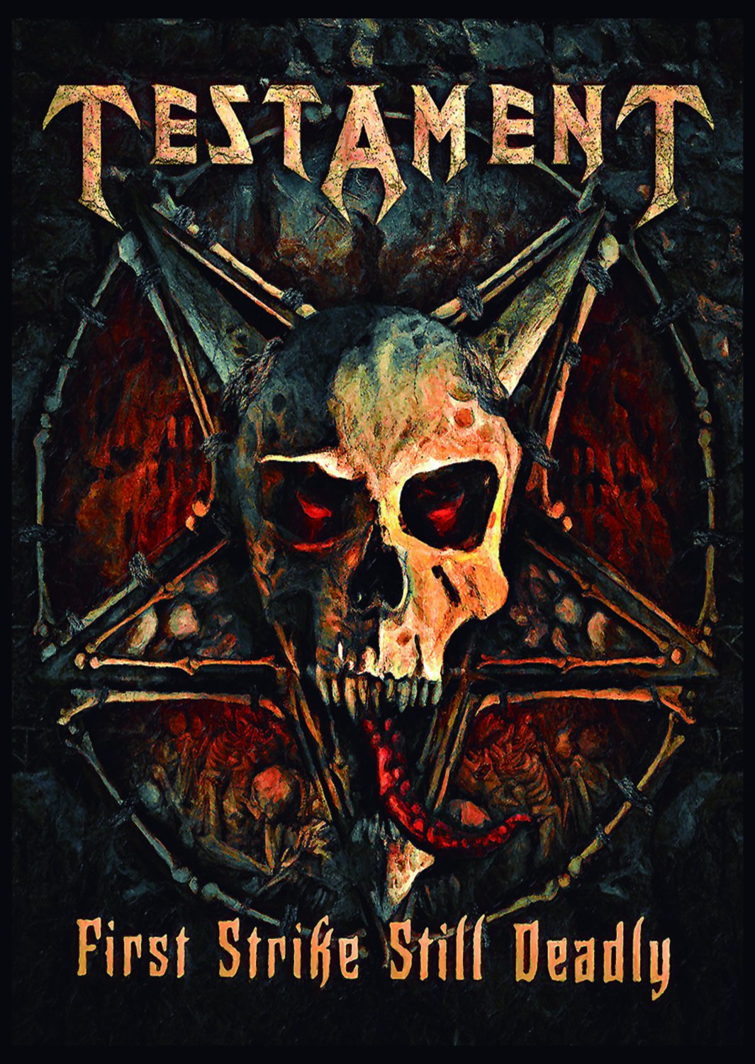 TESTAMENT First Strike Still Deadly FLAG CLOTH POSTER WALL TAPESTRY