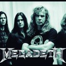 MEGADETH Band B&W Photo FLAG CLOTH POSTER WALL TAPESTRY BANNER CD Thrash