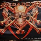 MEGADETH Killing is my Business 2 FLAG CLOTH POSTER WALL TAPESTRY BANNER CD Thrash