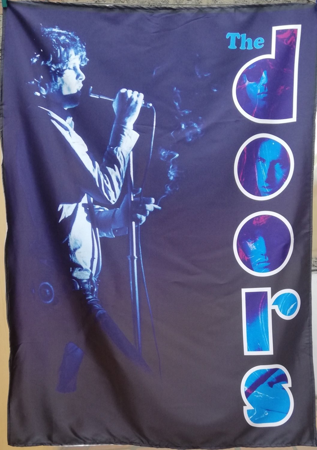 DOORS Jim Morrison Tapestry Cloth Poster Flag Wall Banner New 30" x 40" 