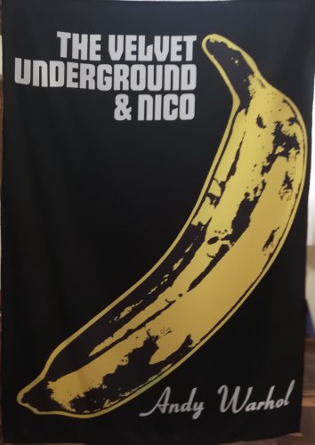 THE VELVET UNDERGROUND & NICO Andy Warhol FLAG CLOTH POSTER TAPESTRY BANNER LP