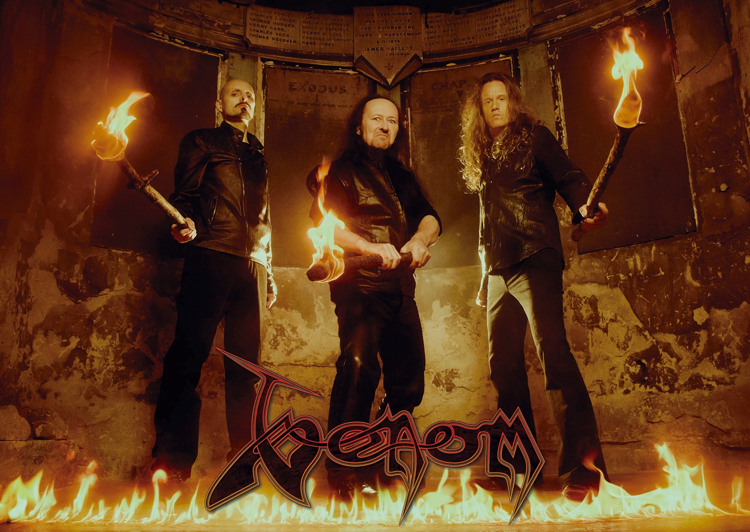 VENOM Band 3 FLAG BANNER CLOTH POSTER WALL TAPESTRY CD Death Metal